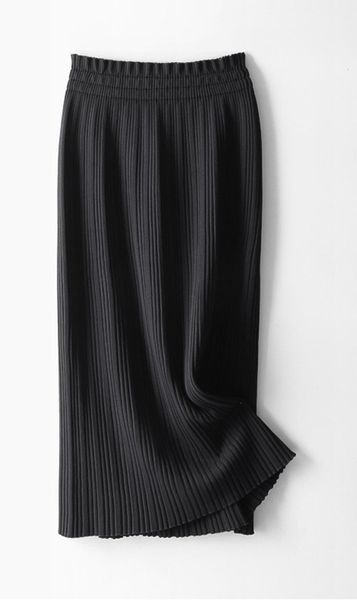 skirts mevgo office ladies slim flexible pleated autumn winter casual solid high waist women's knitted hd2688, Black
skirts mevgo office ladies slim flexible pleated autumn winter casual solid high waist women's knitted hd2688, Black