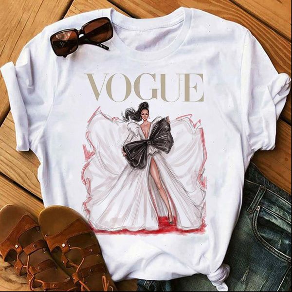 vogue print women t shirt cute t shirts female clothes harajuku graphic tee shirts summer women tee t shirt femme, White
vogue print women t shirt cute t shirts female clothes harajuku graphic tee shirts summer women tee t shirt femme, White