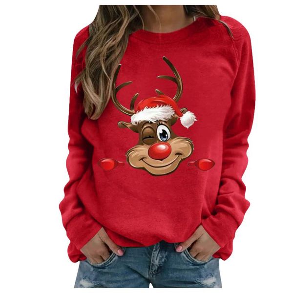 women's t-shirt autumn women christmas elk hat print o-neck graphic t shirts long-sleeved casual pullover kawaii tshirts 2021, White
women's t-shirt autumn women christmas elk hat print o-neck graphic t shirts long-sleeved casual pullover kawaii tshirts 2021, White
