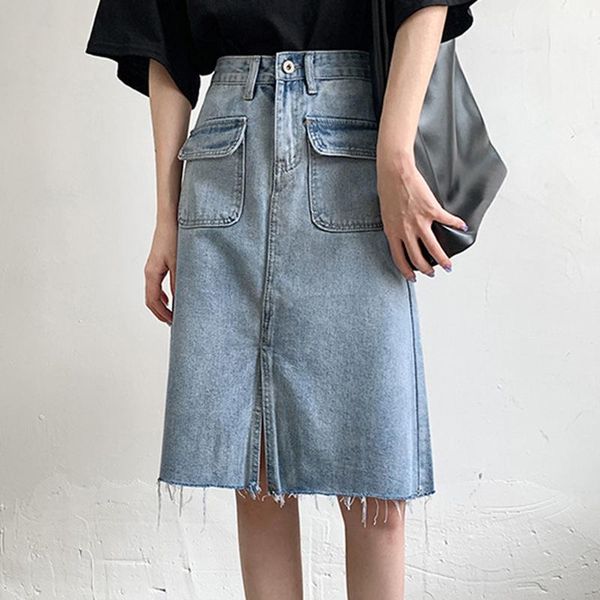 skirts women's denim skirt all-match slim-fit fringed high waist slimming mid-length casual, Black
skirts women's denim skirt all-match slim-fit fringed high waist slimming mid-length casual, Black