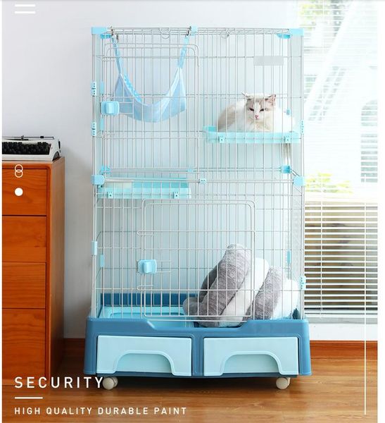 firm cat cage villa home cat cage large villa type house three-layer convenient small indoor with toilet
firm cat cage villa home cat cage large villa type house three-layer convenient small indoor with toilet