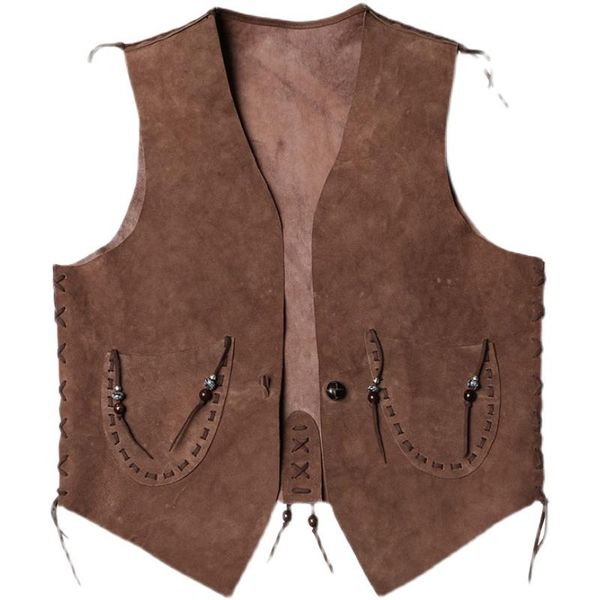 men's vests 2021 brown genuine leather vest men american cowboy style plus size 4xl real natural sheepskin spring slim fit short coat, Black;white
men's vests 2021 brown genuine leather vest men american cowboy style plus size 4xl real natural sheepskin spring slim fit short coat, Black;white