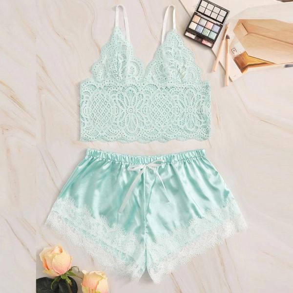 bras sets women underwear v-neck lace lingerie set satin camisole pajamas sleepwear bowknot shorts conjunto sutia, Red;black
bras sets women underwear v-neck lace lingerie set satin camisole pajamas sleepwear bowknot shorts conjunto sutia, Red;black