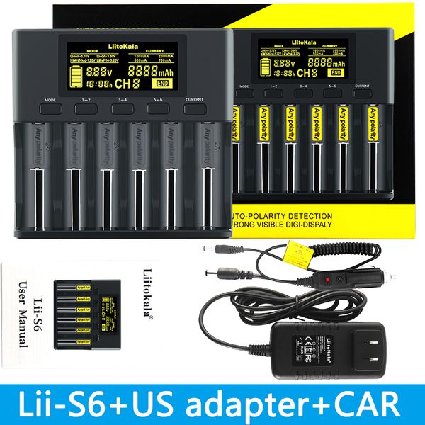 suitable for household batteries lii-s4 lii-s6 lii-500s lii-pd2 pack 18650 26650 3.7v lithium-ion nimh battery smart charger
suitable for household batteries lii-s4 lii-s6 lii-500s lii-pd2 pack 18650 26650 3.7v lithium-ion nimh battery smart charger