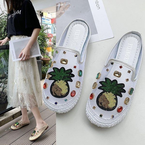 slippers flat shoes female casual slides fretwork heels cover toe lady low luxury rubber girl pu basic, Black
slippers flat shoes female casual slides fretwork heels cover toe lady low luxury rubber girl pu basic, Black