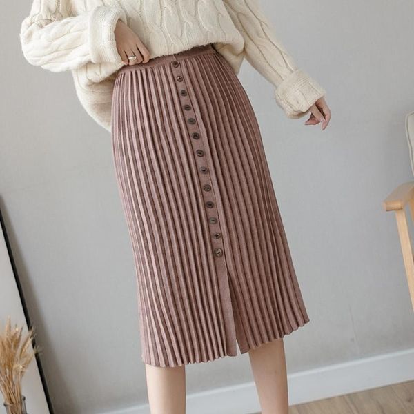 skirts high waist pleated skirt knitted womens autumn 2021 korean a-line package hip slit, Black
skirts high waist pleated skirt knitted womens autumn 2021 korean a-line package hip slit, Black