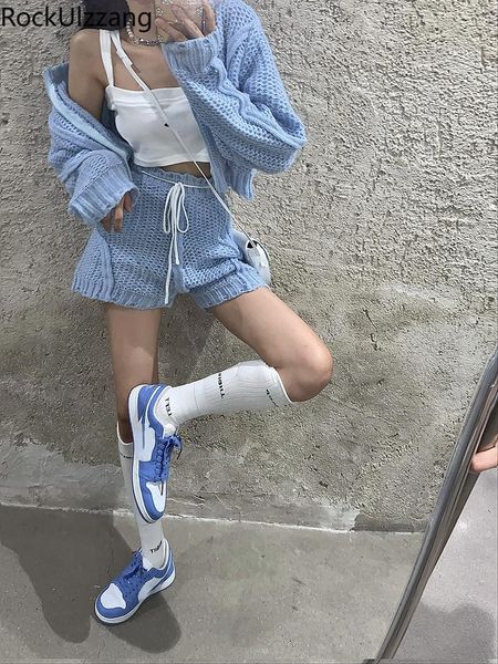 women's tracksuits two piece set fall long sleeve zip up knit sweater cardigan outfit crop + short suit women tracksuit workout str, Gray
women's tracksuits two piece set fall long sleeve zip up knit sweater cardigan outfit crop + short suit women tracksuit workout str, Gray