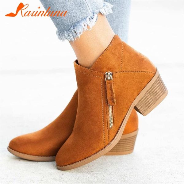 boots karin 2021 large size 43 chunky heels concise shoes woman female zip up dropship ankle women, Black
boots karin 2021 large size 43 chunky heels concise shoes woman female zip up dropship ankle women, Black