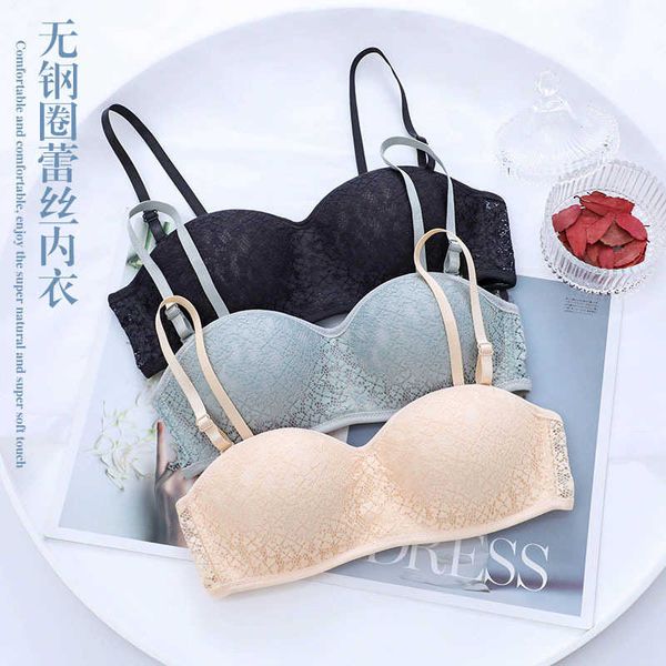 lady new underwear lace detachable shoulder belt girl seamless gathered bra non slip half cup no steel ring, Red;black
lady new underwear lace detachable shoulder belt girl seamless gathered bra non slip half cup no steel ring, Red;black