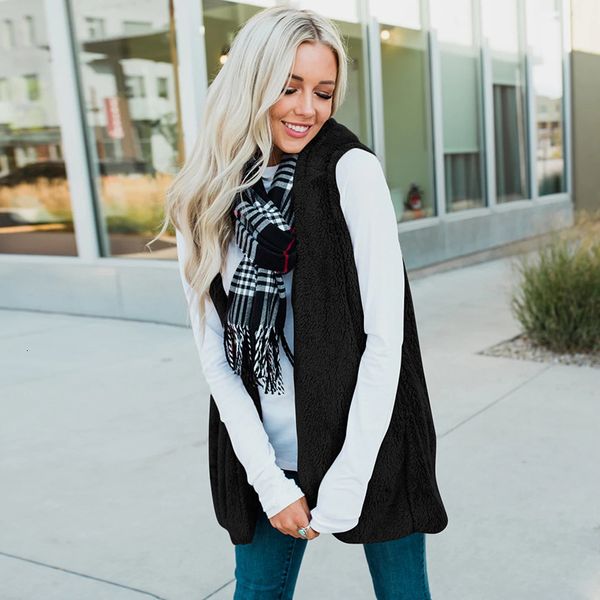 2021 plus solid color hooded plush jacket women vest new autumn and winter fashion casual women's open stitch coat ea4l, Black;white
2021 plus solid color hooded plush jacket women vest new autumn and winter fashion casual women's open stitch coat ea4l, Black;white