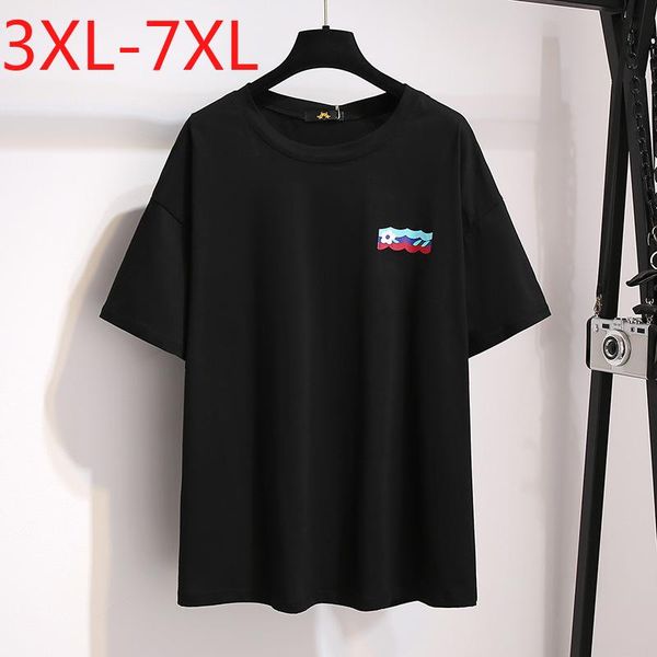 plus size t-shirt for women 2021 ladies summer large loose short sleeve black cotton print o-neck 3xl 4xl 5xl 6xl 7xl
plus size t-shirt for women 2021 ladies summer large loose short sleeve black cotton print o-neck 3xl 4xl 5xl 6xl 7xl