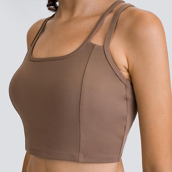 yoga outfit cross double shoulder strap sports bra nude high elastic with chest pad gym clothing running fitness underwear women top
yoga outfit cross double shoulder strap sports bra nude high elastic with chest pad gym clothing running fitness underwear women top