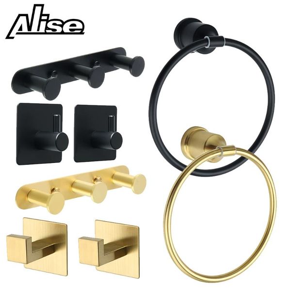 bath accessory set 1set sus304 black bathroom hardware towel ring robe hook singe self-adhesive wall-mounted accessories
bath accessory set 1set sus304 black bathroom hardware towel ring robe hook singe self-adhesive wall-mounted accessories