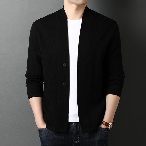 men's sweaters autum winter brand fashion knit mens oversized cardigan sweater knitting casual korean coats jacket men clothes, White;black
men's sweaters autum winter brand fashion knit mens oversized cardigan sweater knitting casual korean coats jacket men clothes, White;black