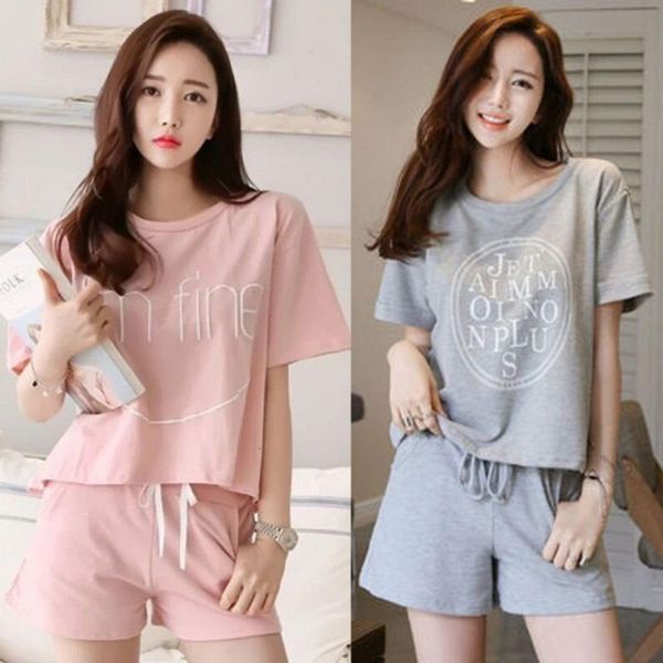2020 new pajamas set female summer cute print strawberry short sleepwear girls comfortable home clothes, Black;red
2020 new pajamas set female summer cute print strawberry short sleepwear girls comfortable home clothes, Black;red