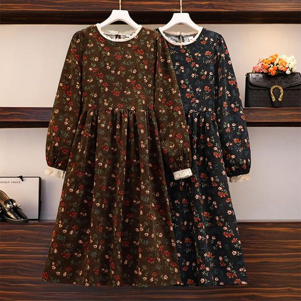 casual dresses woman clothes spring and autumn fashion retro long floral dress women for, Black;gray
casual dresses woman clothes spring and autumn fashion retro long floral dress women for, Black;gray