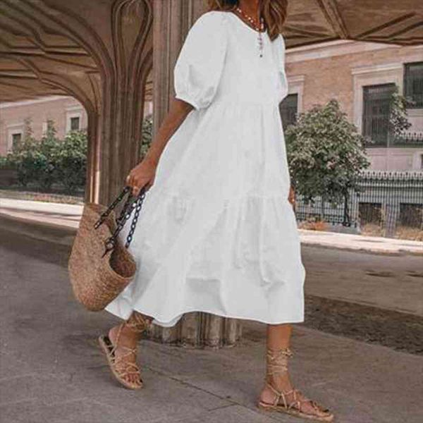 summer loose mid calf women dress vintage lantern sleeve long boho ladies beach plus size vestido casual, Black;gray
summer loose mid calf women dress vintage lantern sleeve long boho ladies beach plus size vestido casual, Black;gray