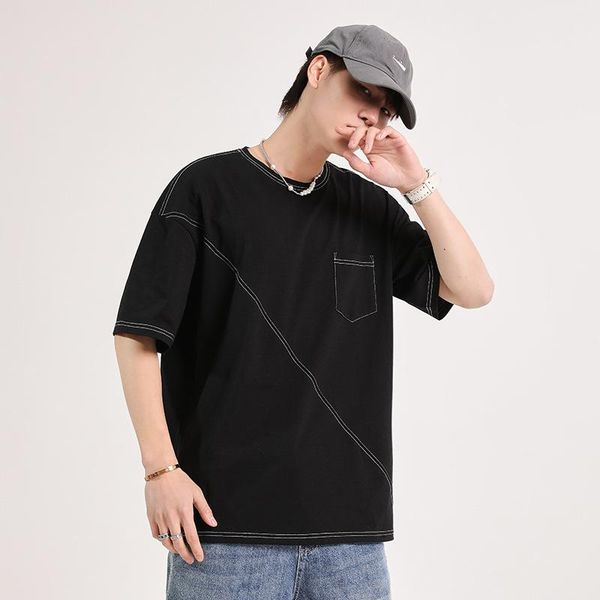 men's t-shirts 2021 summer black youth t-shirt men geometric pattern casual korean style short sleeve for, White;black
men's t-shirts 2021 summer black youth t-shirt men geometric pattern casual korean style short sleeve for, White;black
