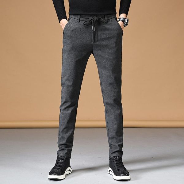 new fashion men's fit casual pants business trousers male gray black elastic waist stretch pants brand men clothing
new fashion men's fit casual pants business trousers male gray black elastic waist stretch pants brand men clothing