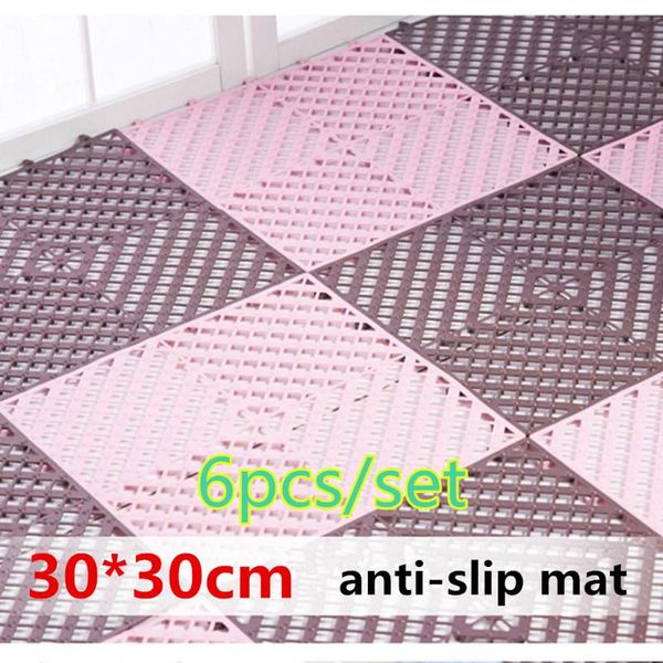 bath mats 6pcs/set 30*30cm anti slip bathroom mat plastic shower carpet floor toilet flexible splicing pads foot massage
bath mats 6pcs/set 30*30cm anti slip bathroom mat plastic shower carpet floor toilet flexible splicing pads foot massage