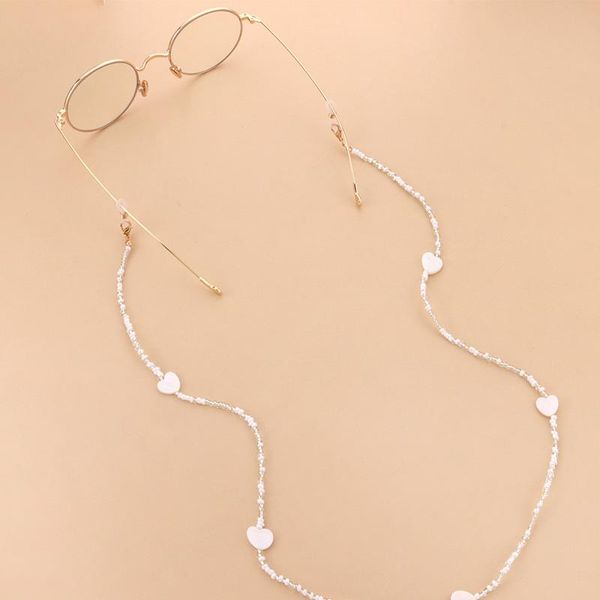 sunglasses frames minimalist style heart bead chain eyeglass lanyard reading glasses chains women accessories hold straps cords, Silver
sunglasses frames minimalist style heart bead chain eyeglass lanyard reading glasses chains women accessories hold straps cords, Silver