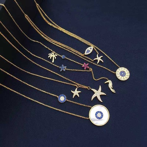 chains 100%925 sterling silver gold starfish birdie coconut necklace female fashion charm long sweater chain
chains 100%925 sterling silver gold starfish birdie coconut necklace female fashion charm long sweater chain