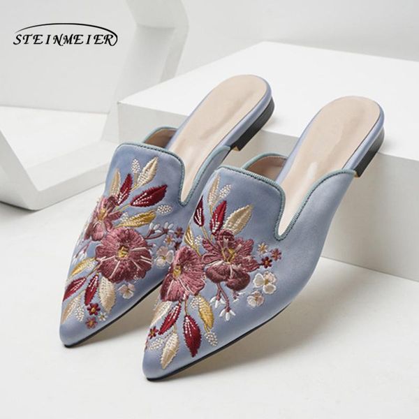 women sandals embroidery point toe flat mules shoes women ladies suede summer slippers shoes woman 2021, Black
women sandals embroidery point toe flat mules shoes women ladies suede summer slippers shoes woman 2021, Black