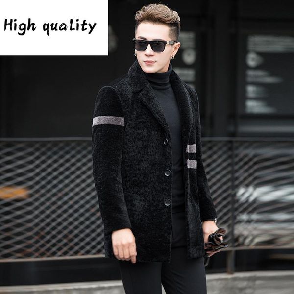 fur real coat autumn winter sheep shearing wool jacket plus size long men ropa hombre invierno men's leather & faux, Black
fur real coat autumn winter sheep shearing wool jacket plus size long men ropa hombre invierno men's leather & faux, Black