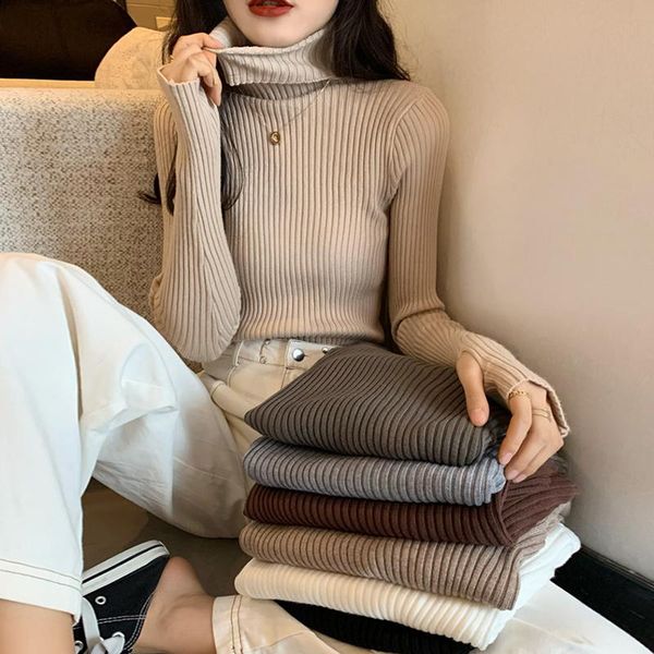women's sweaters solid color thickened high neck sweater autumn and winter inner 2021 slim long sleeve bottomed, White;black
women's sweaters solid color thickened high neck sweater autumn and winter inner 2021 slim long sleeve bottomed, White;black