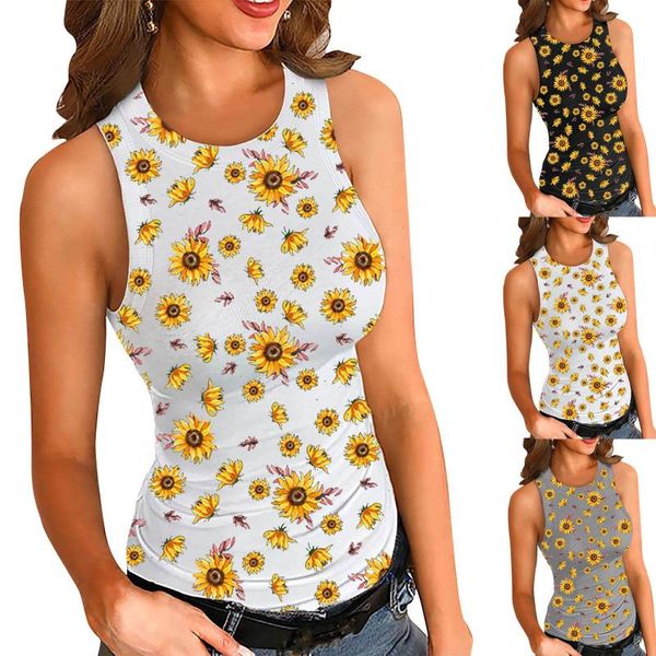 women's tanks & camis sunflower print women tight casual sleeveless round neck striped buttons t-shirt zaraing fashion beach ladies ves, White
women's tanks & camis sunflower print women tight casual sleeveless round neck striped buttons t-shirt zaraing fashion beach ladies ves, White