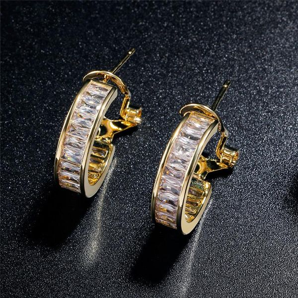 hoop & huggie korean luxury shiny round fashion simple crystal cubic zirconia cz earrings for women girl gifts jewelry brincos fl745w, Golden;silver
hoop & huggie korean luxury shiny round fashion simple crystal cubic zirconia cz earrings for women girl gifts jewelry brincos fl745w, Golden;silver