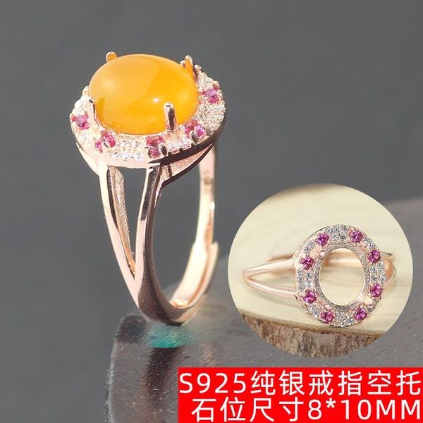 cluster rings ring empty support bracket female rose gold plated without inlaid rhodium s925 sterling silver diy 8*10, Golden;silver
cluster rings ring empty support bracket female rose gold plated without inlaid rhodium s925 sterling silver diy 8*10, Golden;silver