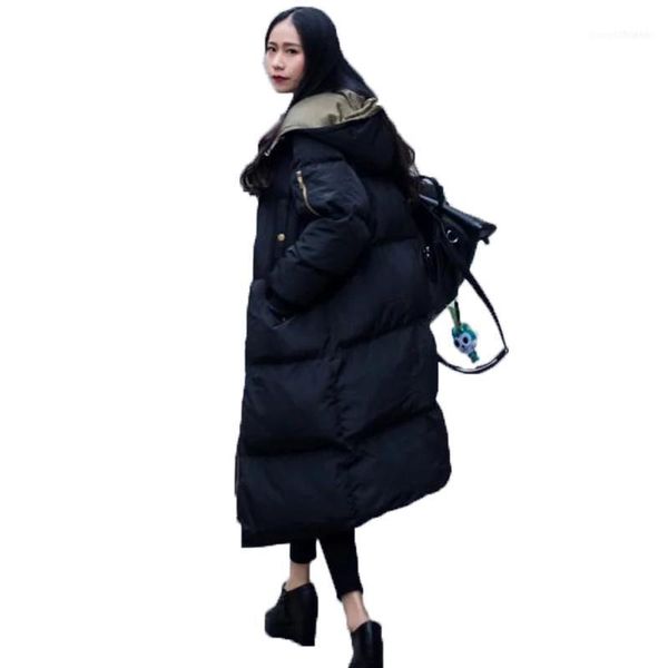 women's down & parkas 2021 woman winter coats and jackets long design loose fashion snow wear ultra light elegant overcoat casual jacke, Black
women's down & parkas 2021 woman winter coats and jackets long design loose fashion snow wear ultra light elegant overcoat casual jacke, Black
