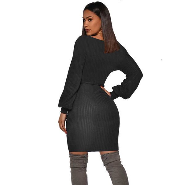 fall dresses women's casual / winter cross v-neck long sleeve slim dress, Black;gray
fall dresses women's casual / winter cross v-neck long sleeve slim dress, Black;gray