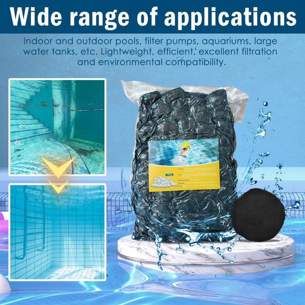 pool & accessories 200/300/500/700g black filter balls cleaning swimming equipment water purification fiber ball#2p
pool & accessories 200/300/500/700g black filter balls cleaning swimming equipment water purification fiber ball#2p