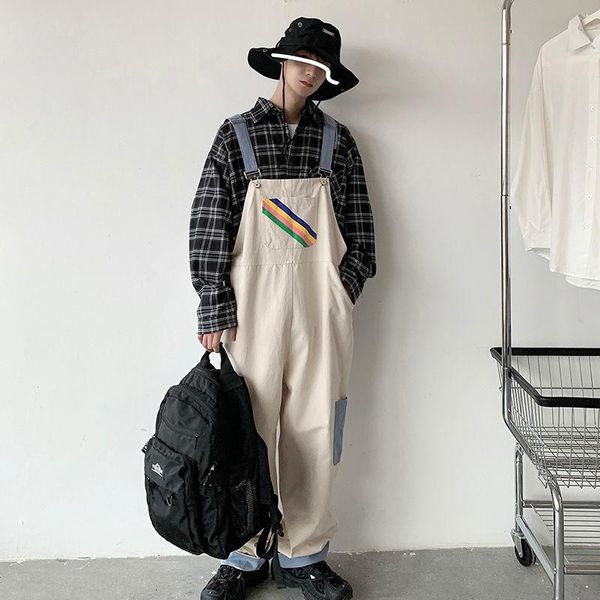 men's pants 2021 loose jumpsuit hip hop style cargo casual black/khaki trousers streetwear overalls salopettes leisure rompers
men's pants 2021 loose jumpsuit hip hop style cargo casual black/khaki trousers streetwear overalls salopettes leisure rompers