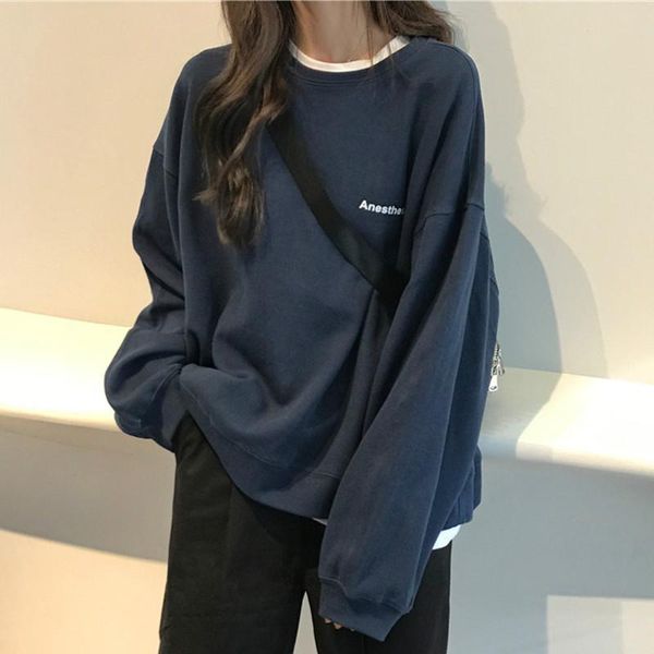 2021 new women's sweatshirts female cool navy blue gray street fashion sweatshirt women casual loose pullover, Black
2021 new women's sweatshirts female cool navy blue gray street fashion sweatshirt women casual loose pullover, Black