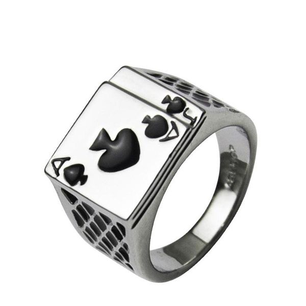 cluster rings men's and women's fashion personality playing card ring trendy man's punk jewelry gifts for men, Golden;silver
cluster rings men's and women's fashion personality playing card ring trendy man's punk jewelry gifts for men, Golden;silver