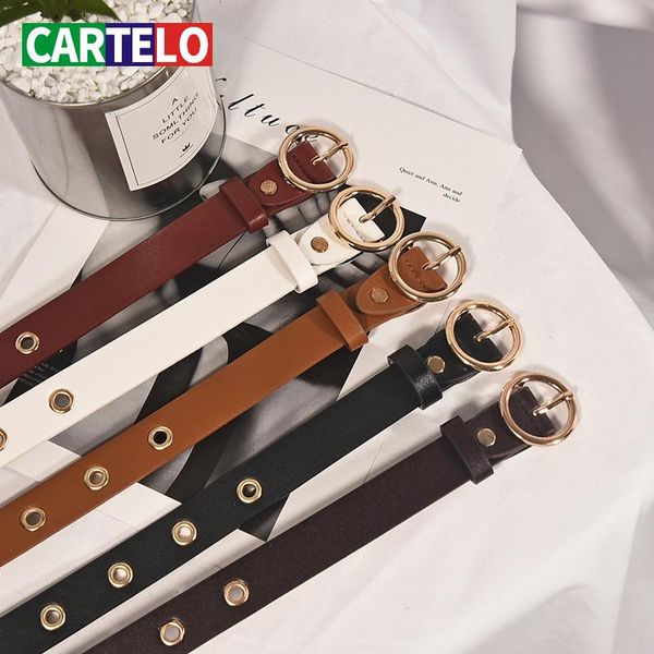 belts cartelo genuine leather women belt fashion casual alloy round buckle with ladies trend jeans the for, Black;brown
belts cartelo genuine leather women belt fashion casual alloy round buckle with ladies trend jeans the for, Black;brown