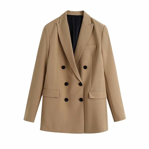 women's suits & blazers vintage women chic blazer 2021 office ladies pocket jackets elegant female causal slim solid khaki girls sets, White;black
women's suits & blazers vintage women chic blazer 2021 office ladies pocket jackets elegant female causal slim solid khaki girls sets, White;black