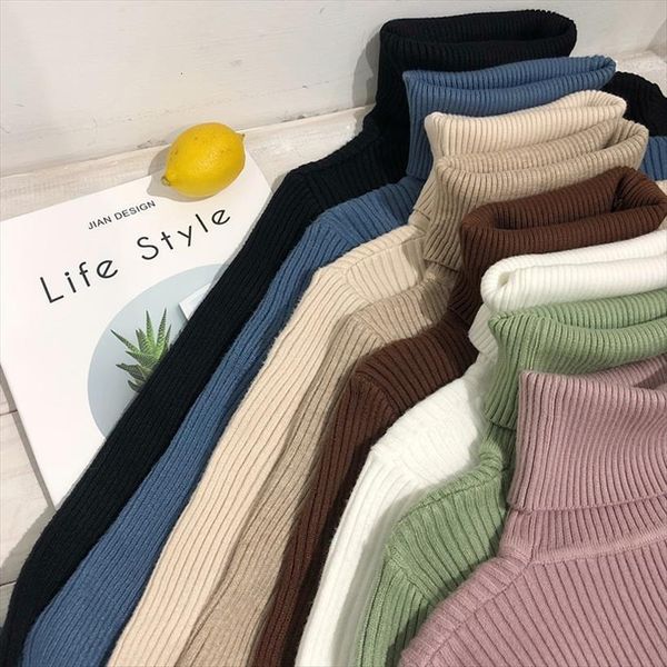 autumn winter thick women sweaters knitted ribbed pullover long sleeve turtleneck slim jumper soft warm pull femme, White;black
autumn winter thick women sweaters knitted ribbed pullover long sleeve turtleneck slim jumper soft warm pull femme, White;black