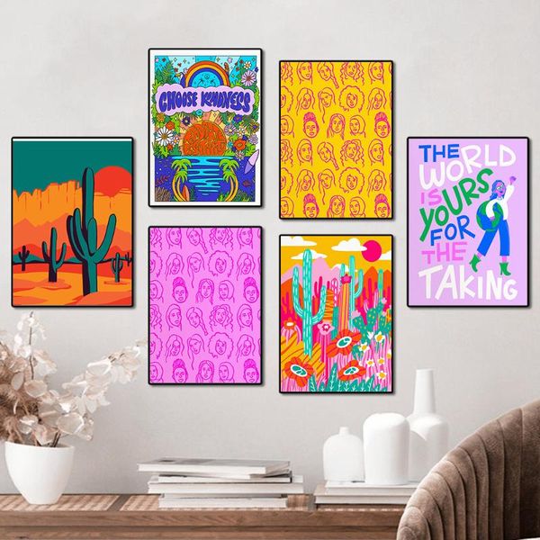 paintings feminist saguaro desert art poster print inspirational colorful quote girl funky cheetah wall canvas living bed room home decor
paintings feminist saguaro desert art poster print inspirational colorful quote girl funky cheetah wall canvas living bed room home decor