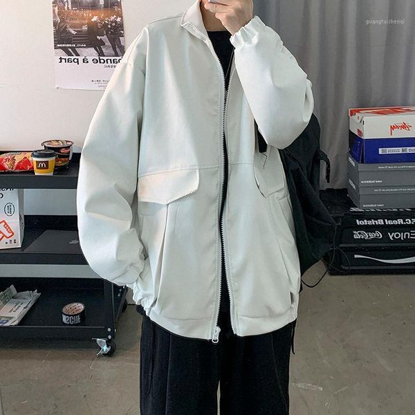 men's fur & faux 2021 autumn and winter youth loose ins hong kong style solid color handsome leather fashion casual jacket, Black
men's fur & faux 2021 autumn and winter youth loose ins hong kong style solid color handsome leather fashion casual jacket, Black