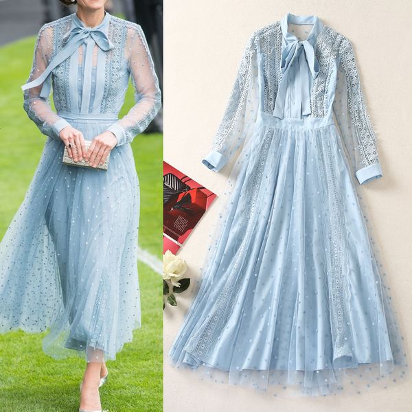 luxury casual drsearly autumn 21 street women's neckline lace up hollow out water soluble flower collage wave dot mh long sleeve drs, Black;gray
luxury casual drsearly autumn 21 street women's neckline lace up hollow out water soluble flower collage wave dot mh long sleeve drs, Black;gray
