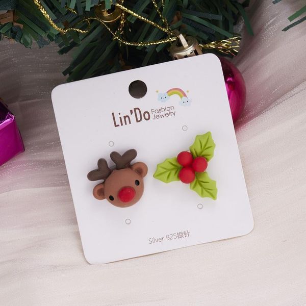 stud personality creativity cute cartoon elk fruit asymmetric earrings for woman trend girl christmas jewelry gifts, Golden;silver
stud personality creativity cute cartoon elk fruit asymmetric earrings for woman trend girl christmas jewelry gifts, Golden;silver