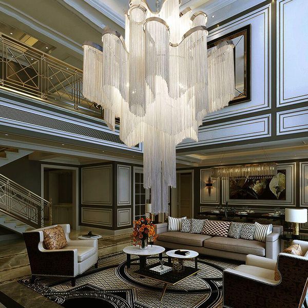 pendant lamps modern luxury led lights for el hall castle stair decoration chain fringed hanging home dining room
pendant lamps modern luxury led lights for el hall castle stair decoration chain fringed hanging home dining room