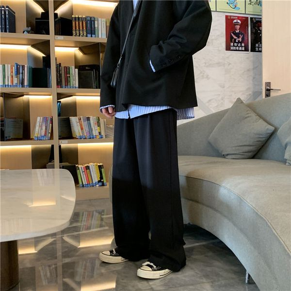 2021 spring straight wide leg men's fashion business casual men suit pants mens trousers s-5xl 6wd3, Black
2021 spring straight wide leg men's fashion business casual men suit pants mens trousers s-5xl 6wd3, Black