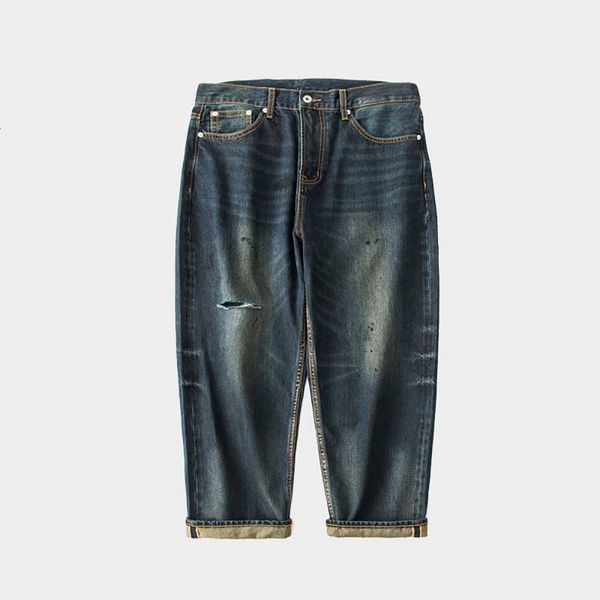 2021 new ripped breeze men's casual baggy loose pants straight anguished knife stained oil court paint denim jeans m2a0, Blue
2021 new ripped breeze men's casual baggy loose pants straight anguished knife stained oil court paint denim jeans m2a0, Blue