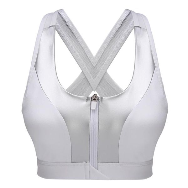 gym clothing women yoga sports bras front zip adjustable fitness workout activewear bra smn88, White;black
gym clothing women yoga sports bras front zip adjustable fitness workout activewear bra smn88, White;black