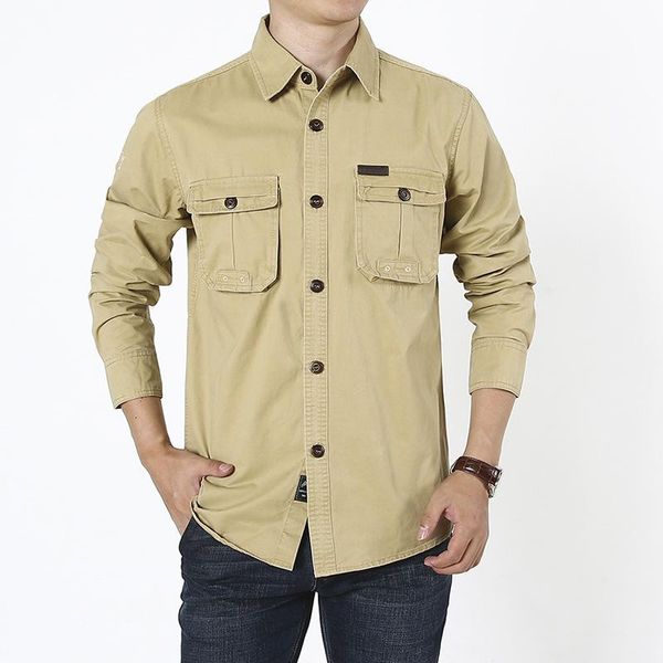 men's casual shirts spring autumn military shirt men long sleeves pure cotton button up with pockets camisa masculina solid color male, White;black
men's casual shirts spring autumn military shirt men long sleeves pure cotton button up with pockets camisa masculina solid color male, White;black